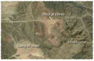Rock at Horeb
