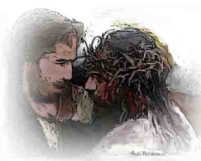 Simon Carries Jesus Cross