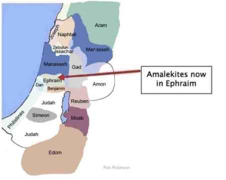 Amalekites in Ephraim
